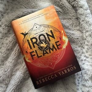Iron Flame by Rebecca Yarros Special First Edition with Black Sprayed Edges